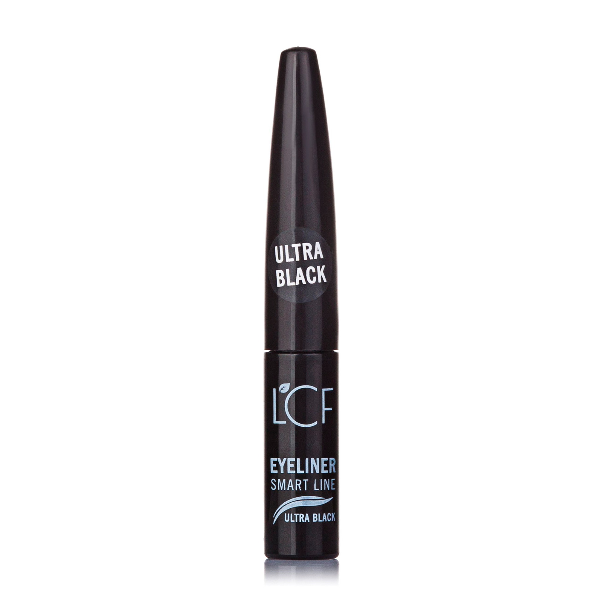 Рідка підводка для очей LCF EyeLiner Smart Line, Ultra Black, 4.5 мл